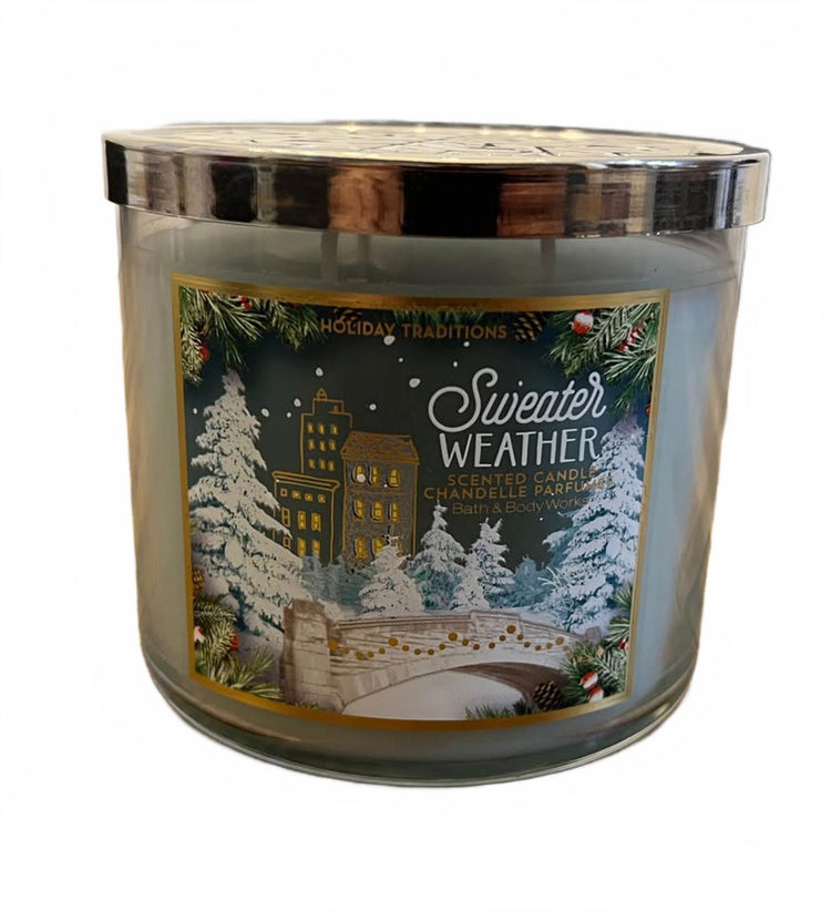 Bougie à 3 mèches Sweater Weather de Bath & Body Works