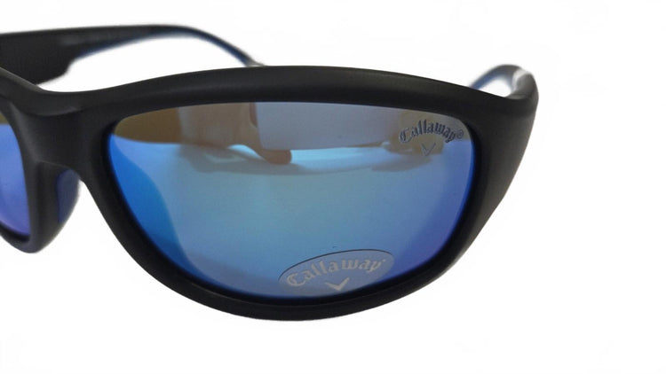 Lunettes de soleil Callaway CA 804 noires/bleues 60-14-135, monture intégrale enveloppante