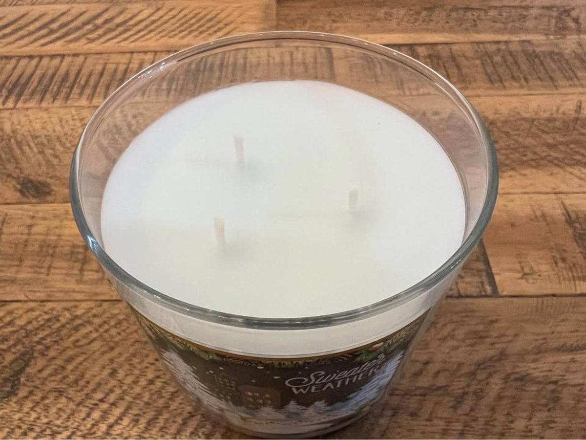 Bath & Body Works Sweater Weather 3-Wick Candle