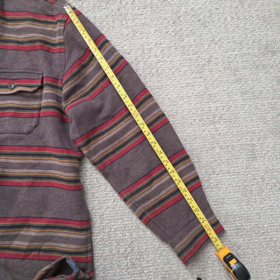 Chemise en flanelle à manches longues et rayures Pendleton pour homme, taille XL