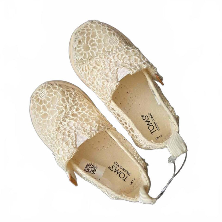 TOMS Lace Alpargata Shoes Size US T6