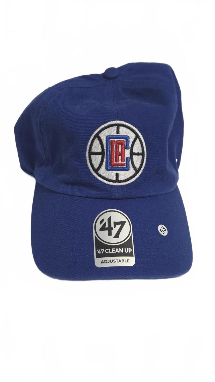 Casquette réglable bleue « Clean Up » des Los Angeles Clippers par ’47 Brand – Taille enfant
