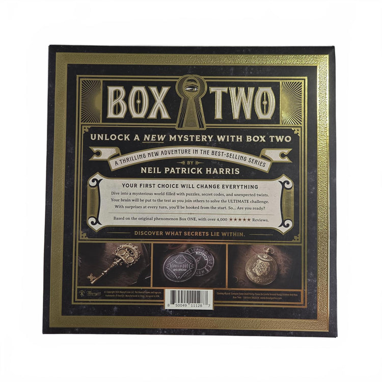 Box Two Mystery Puzzle Game Neil Patrick Harris Theory11