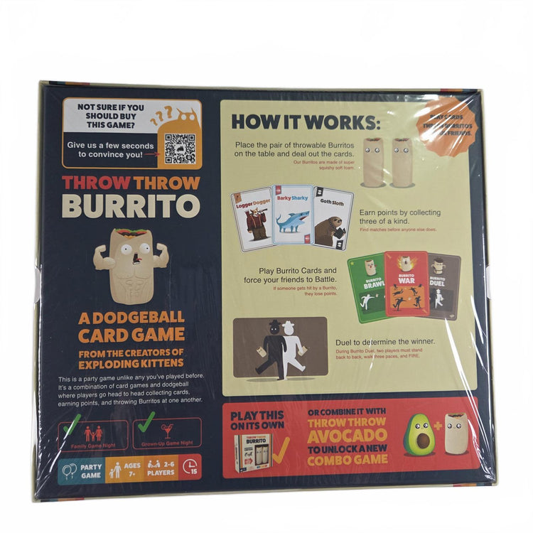 Throw Throw Burrito a Dodgeball game