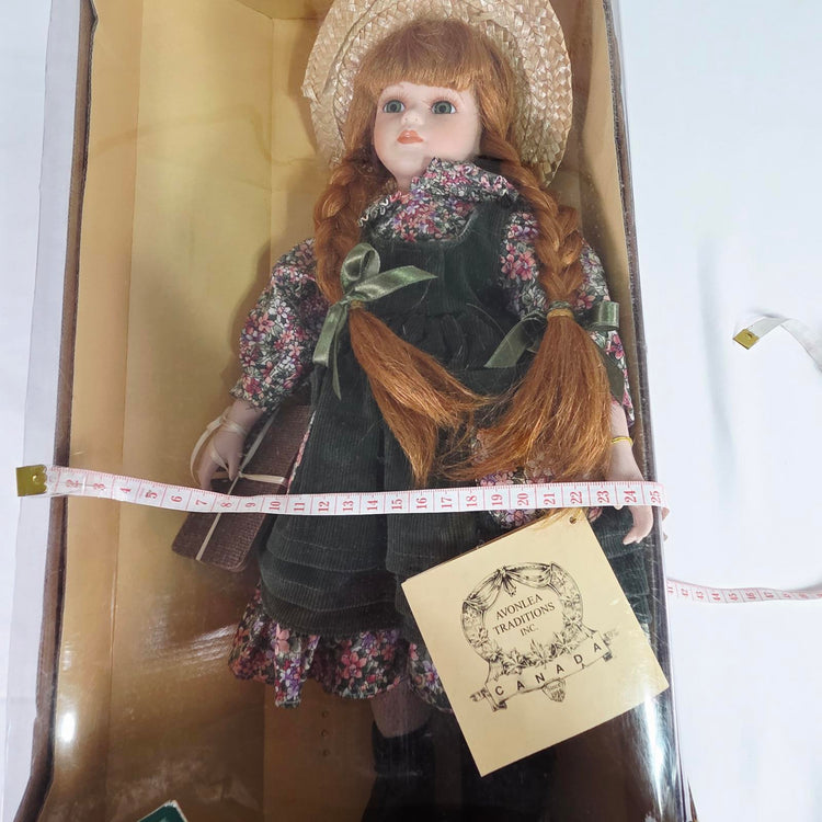 Avonlea Traditions Anne of Green Gables Porcelain Doll 16in
