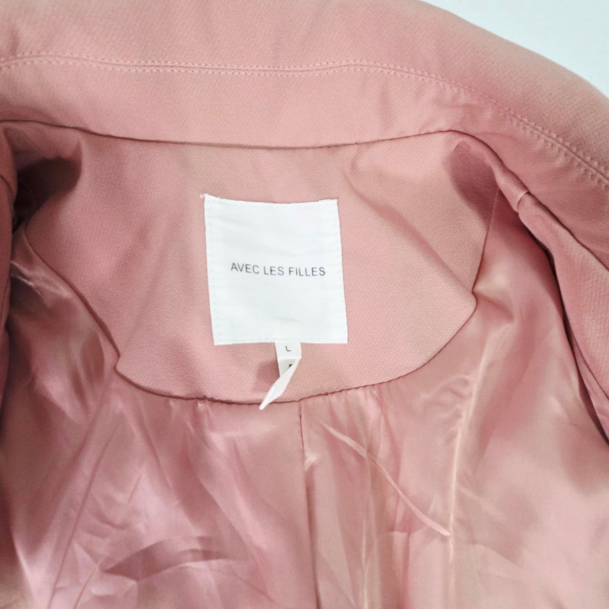 Avec Les Filles Blazer rose, gilet Taille L