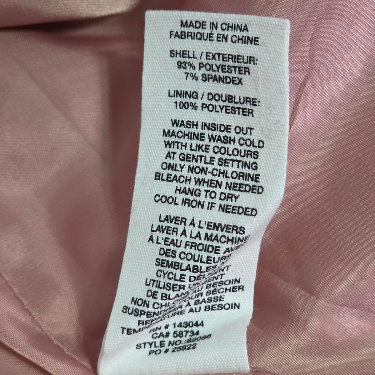 Avec Les Filles Blazer rose, gilet Taille L