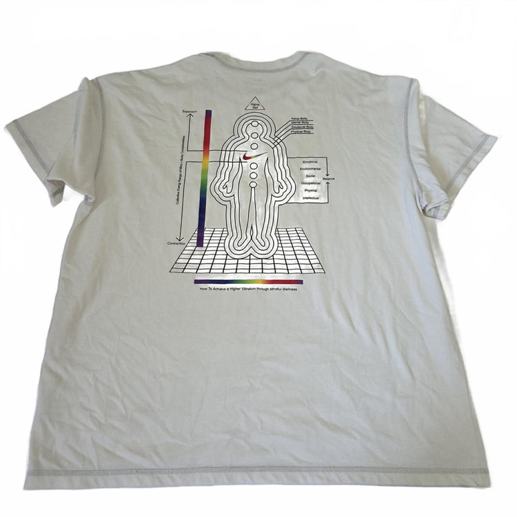 T-shirt Nike Mind Body Soul blanc taille XL