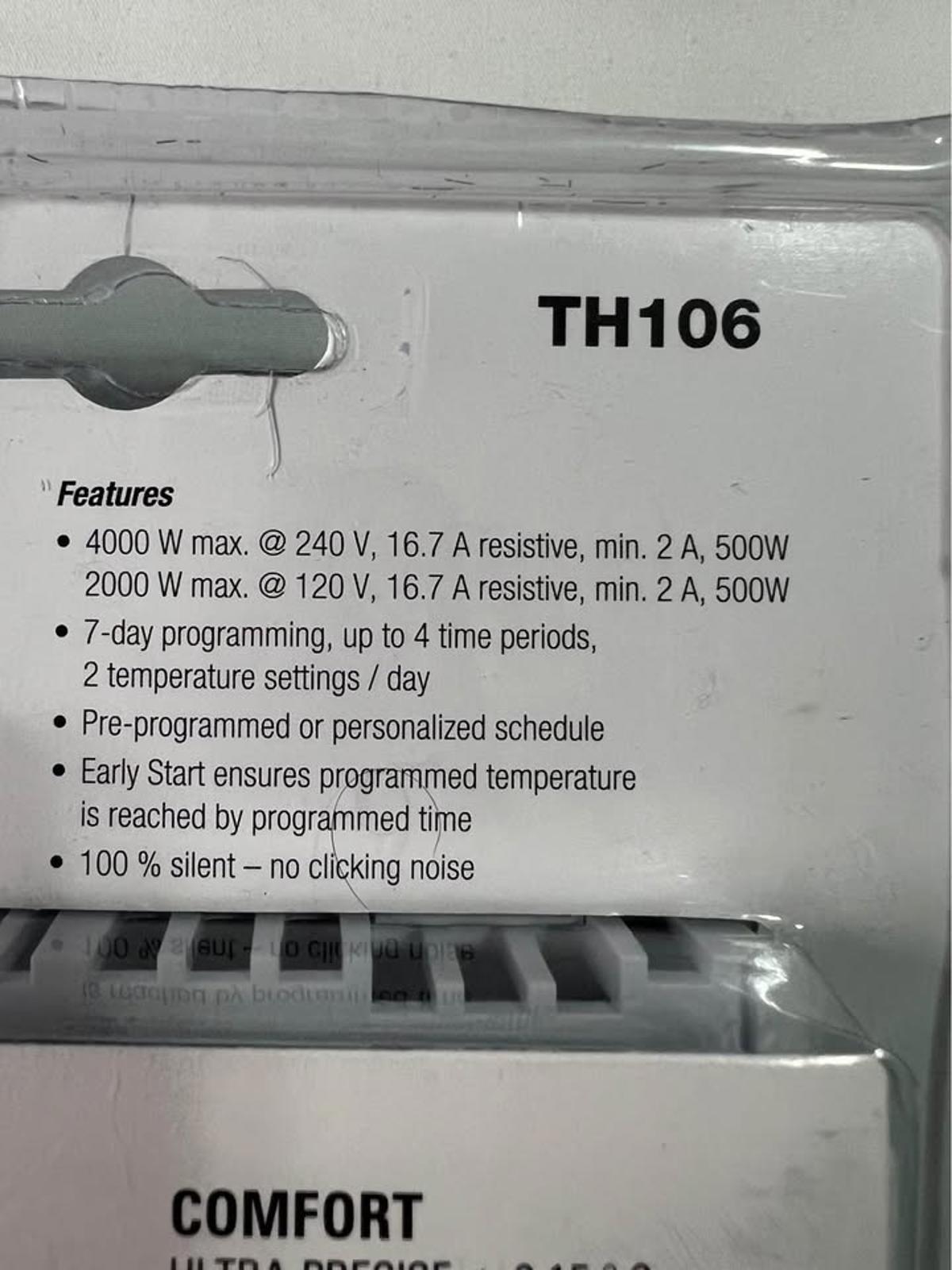 Aube Electric thermostat Model: TH106