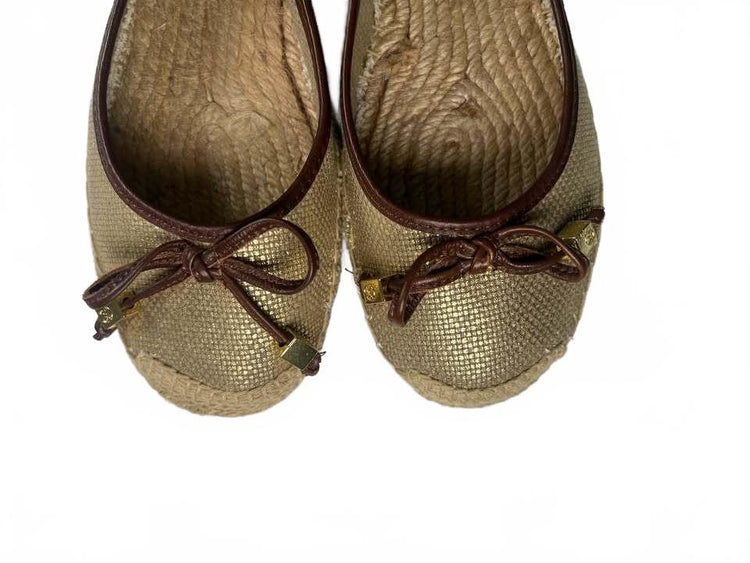 Michael Kors Gold Meg Espadrilles plates femme Pointure 8