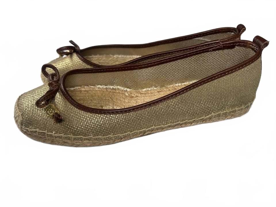 Michael Kors Gold Meg Espadrilles plates femme Pointure 8