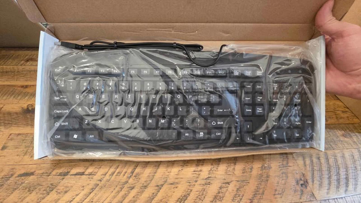 Onn Wired Keyboard USB Powered Full Size, Plug and Play low price