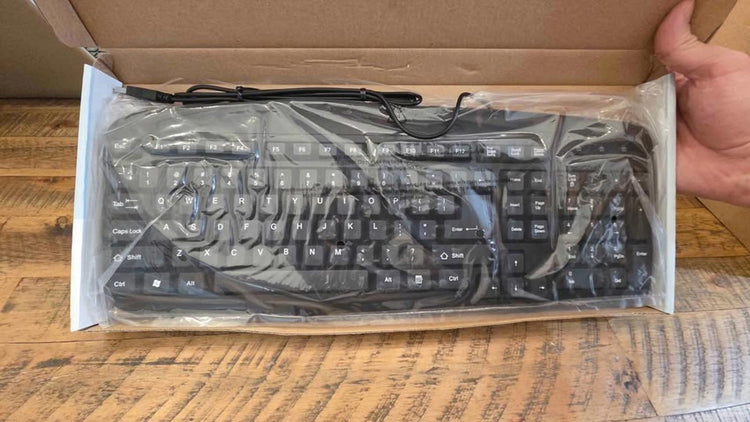 Onn Wired Keyboard USB Powered Full Size, Plug and Play low price