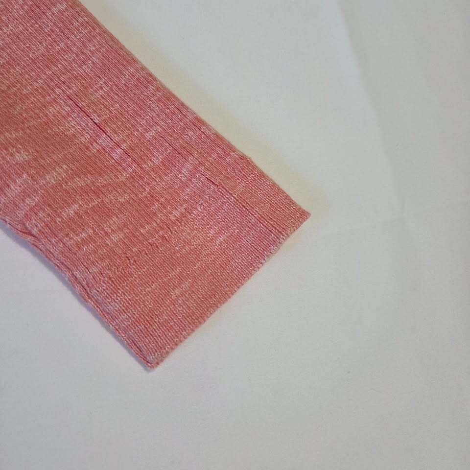 Calvin Klein Pink Heathered Henley Top size XS