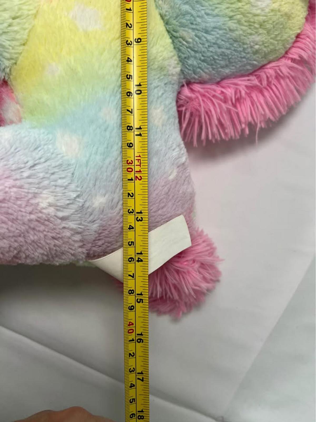 Peluche licorne pailletée arc-en-ciel, licorne magique tie-dye arc-en-ciel