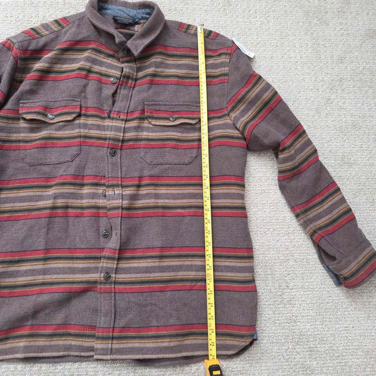 Chemise en flanelle à manches longues et rayures Pendleton pour homme, taille XL