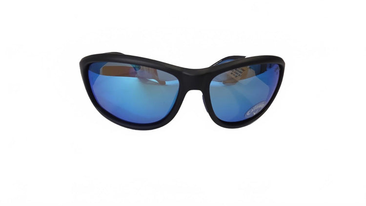 Callaway CA 804 Black/Blue Sunglasses 60-14-135 Full Rim Wrap