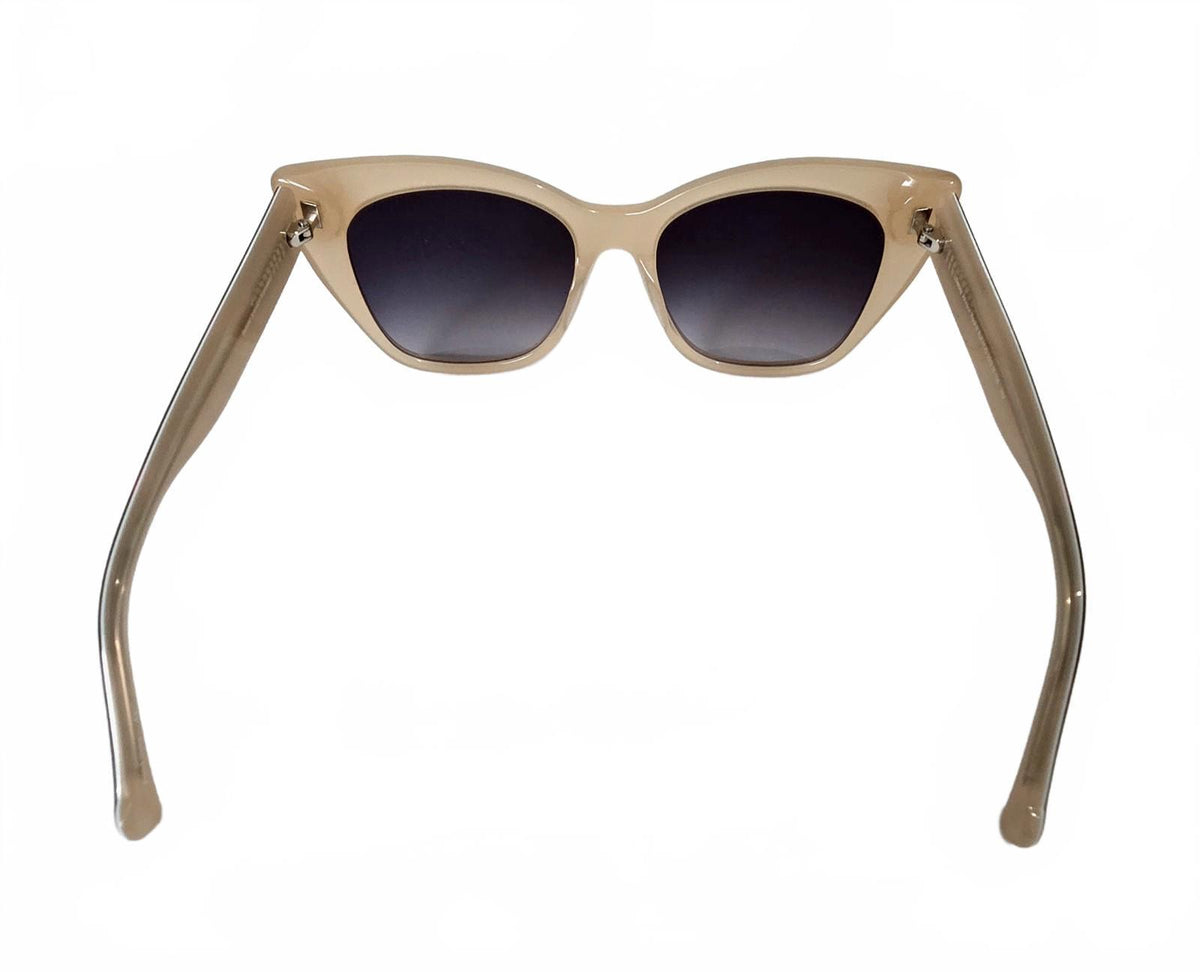 BETSEY JOHNSON ROCK N ROLL NUDE 55/18/135 BEIGE Sunglasses