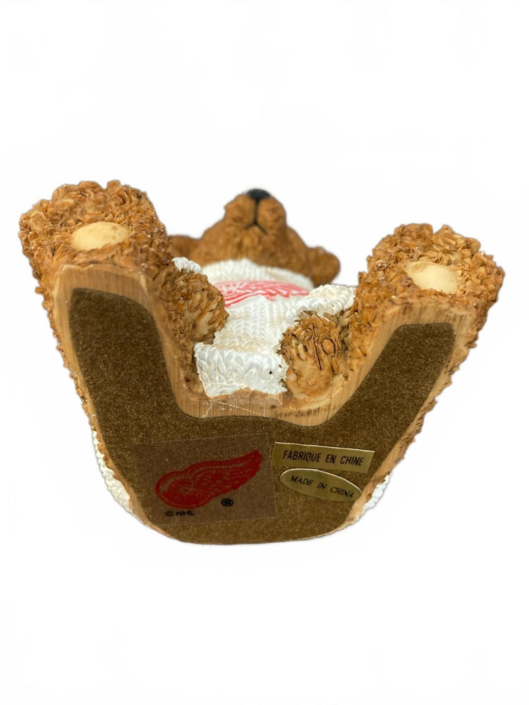 Figurine de hockey Elby Vintage Powerplay Teddies Ourson avec boîte - Detroit Red Wings