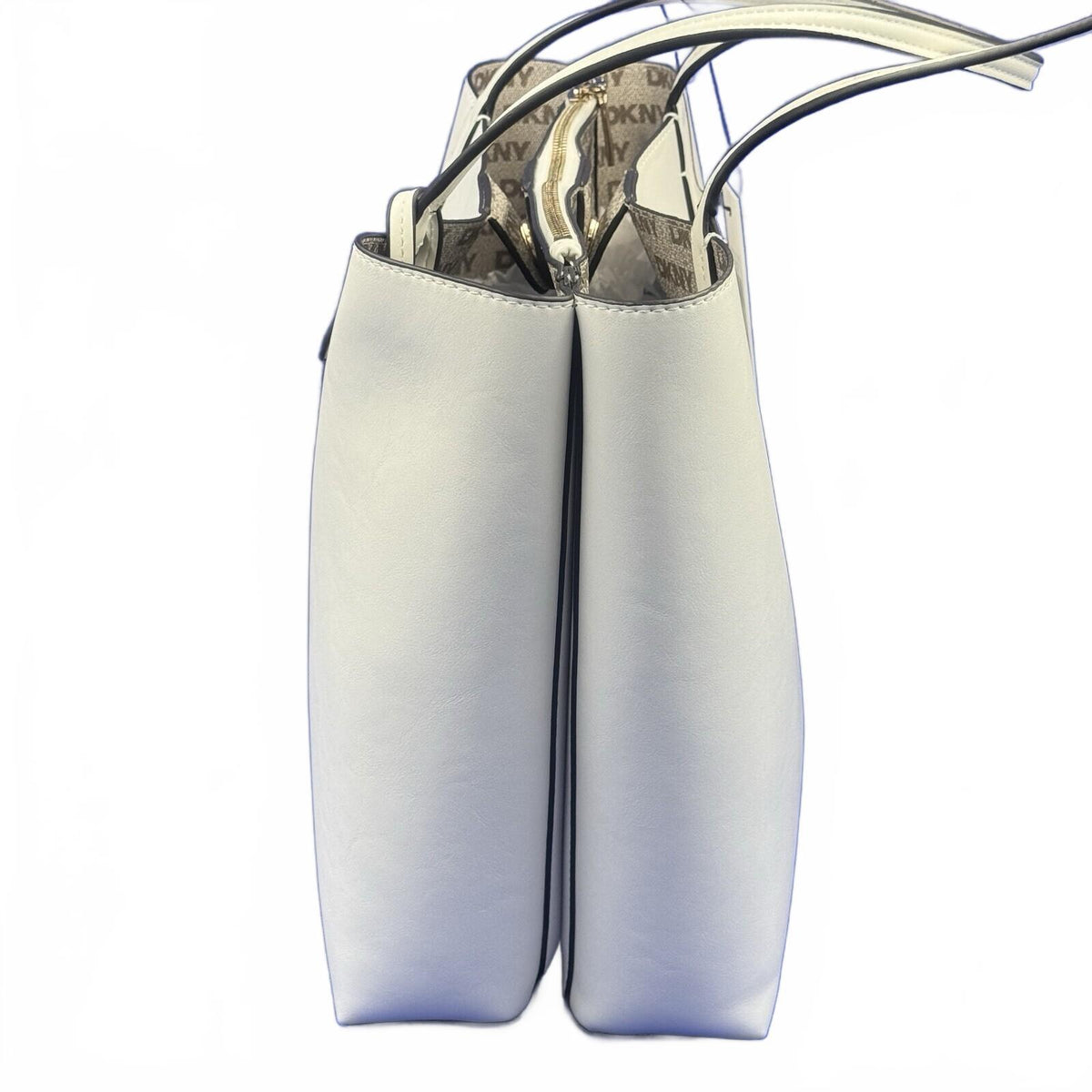 DKNY White Tote Handbag