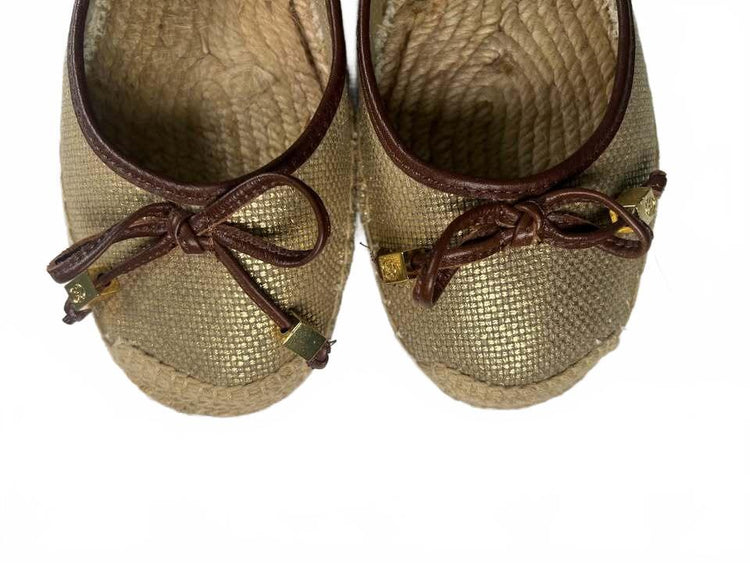 Michael Kors Gold Meg Espadrilles plates femme Pointure 8