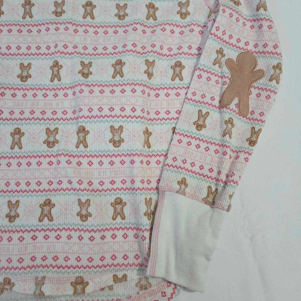 la Vie en Rose Gingerbread Thermal Pajama Set size S