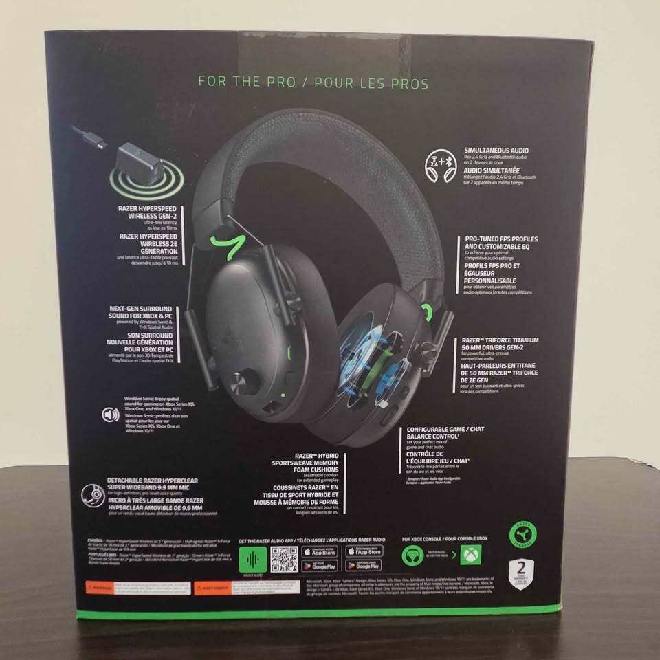 Razer BlackShark V2 Pro Xbox Wireless Gaming Headset