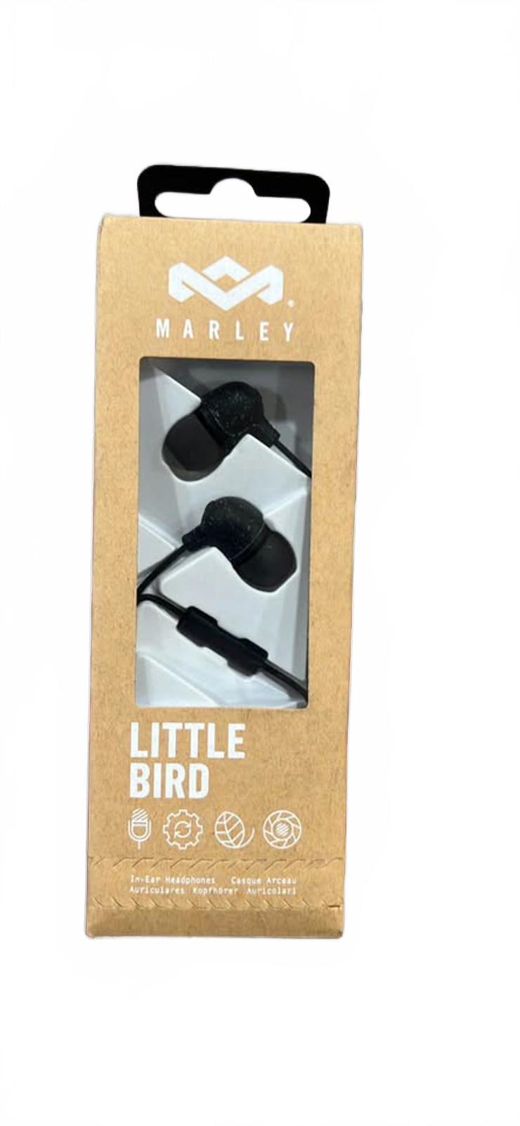 MARLEY Little Bird Écouteurs intra-auriculaires avec micro. couleur Noir EMJE61BK