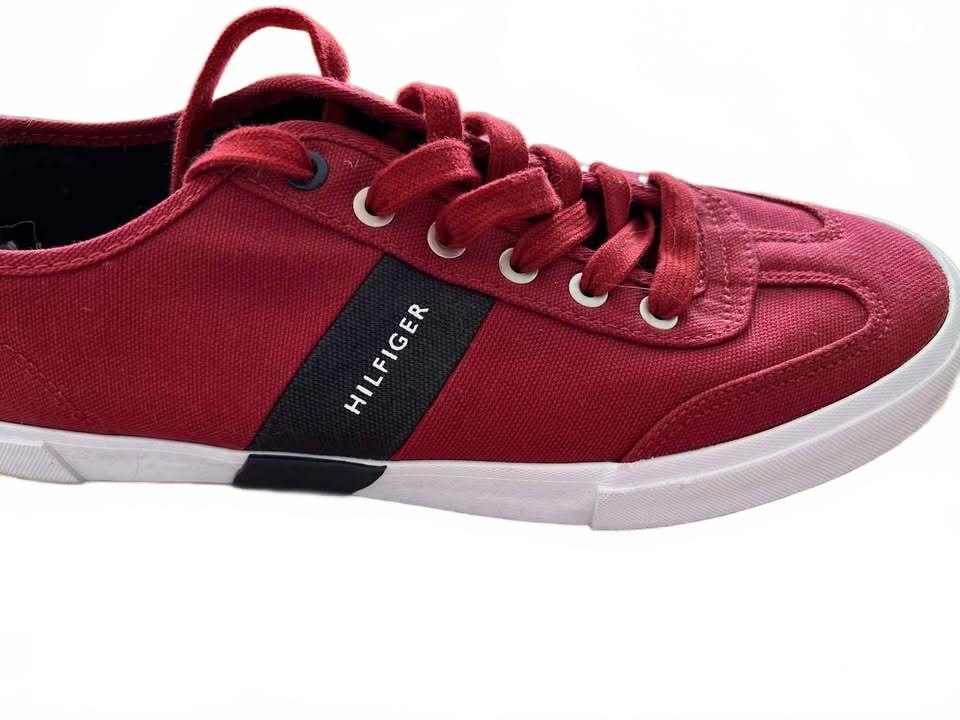 Tommy Hilfiger Men's Pandora Canvas Lace Up Low Top Sneakers Mens size US 10