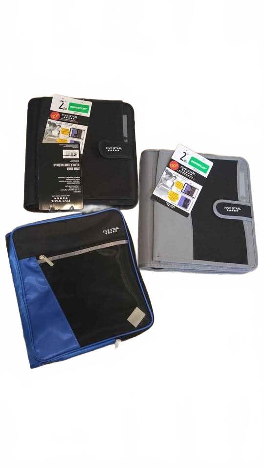 Lot of 3 Five Star Zipper Binders