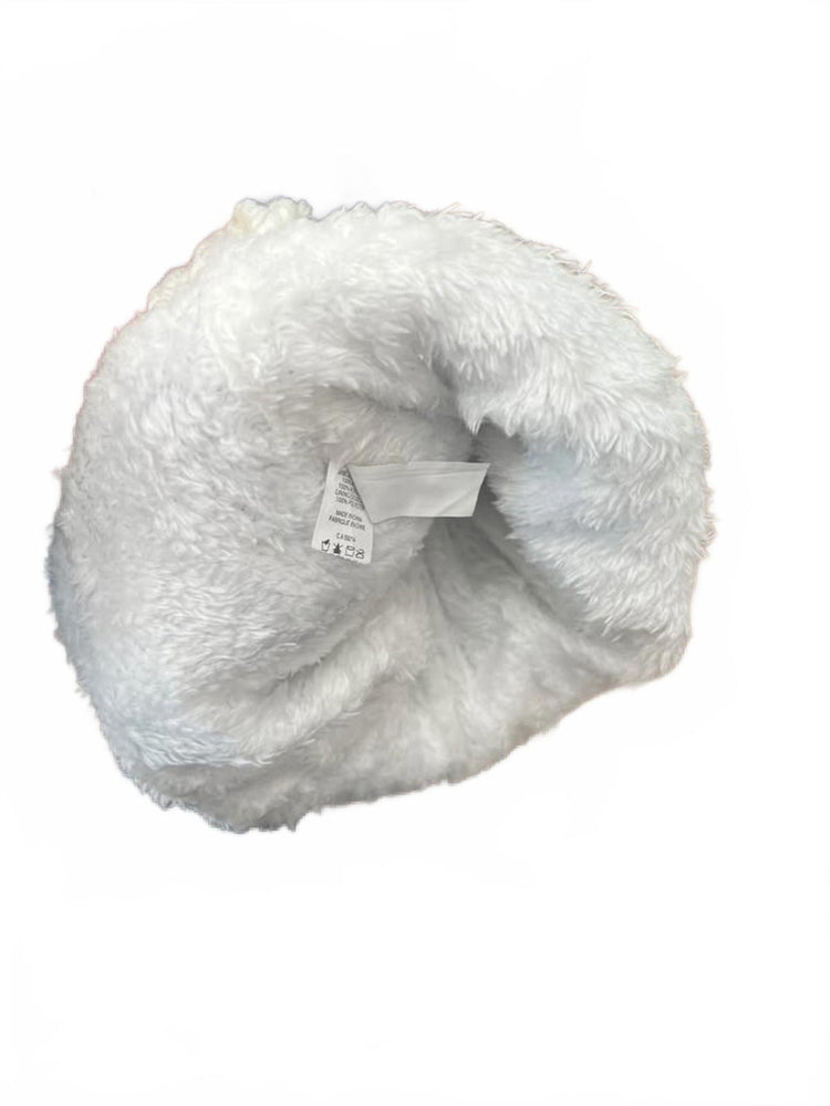 Beanie Hat Purple Pom Pom