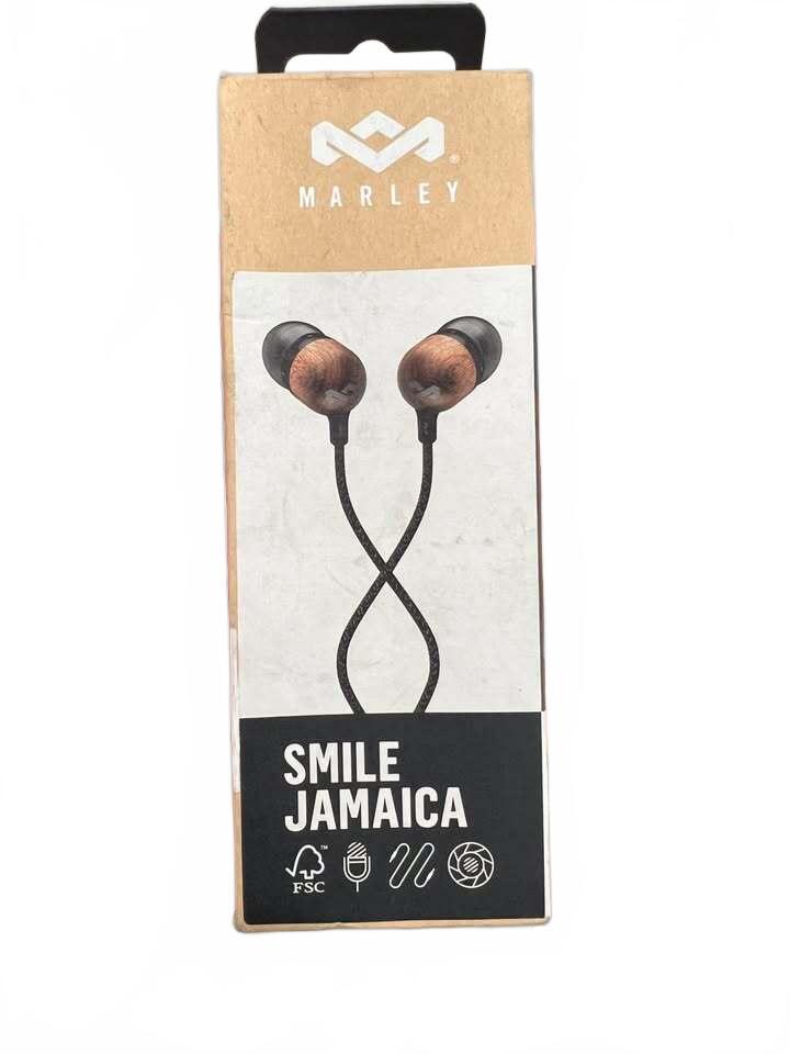 MARLEY Smile Jamaica In-Ear Headphones color Wood/Black