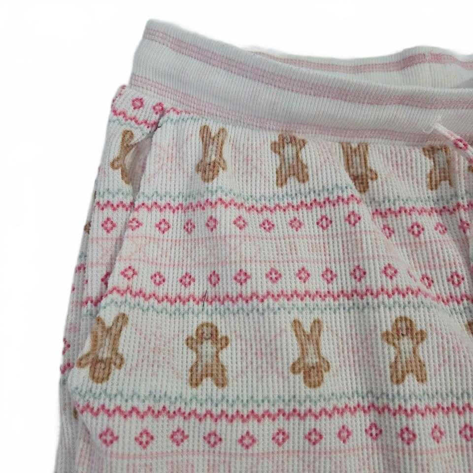 la Vie en Rose Gingerbread Thermal Pajama Set size S