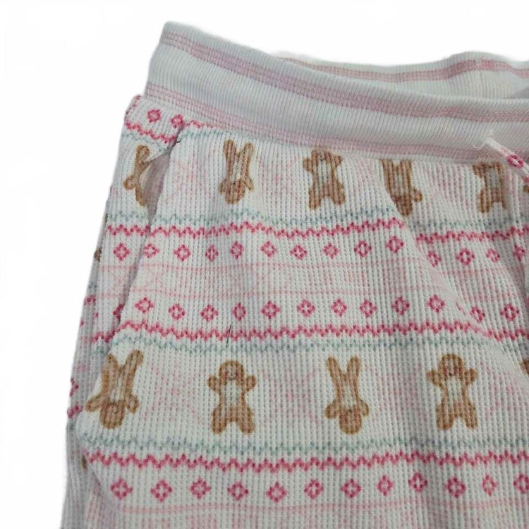 la Vie en Rose Gingerbread Thermal Pajama Set size S