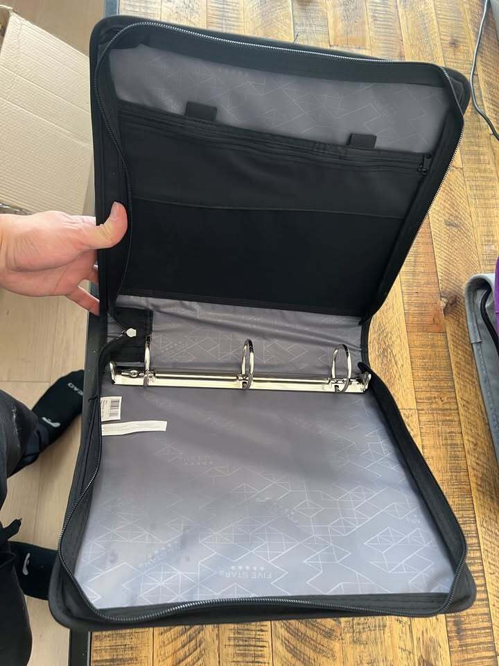 Lot of 3 Five Star Zipper Binders