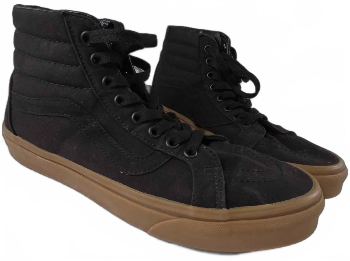 Vans Black High-Top shoe Sneakers Unisex Men's 8.5 Gum Sole