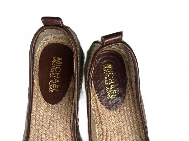 Michael Kors Gold Meg Espadrilles plates femme Pointure 8