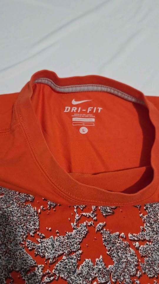 T-shirt de basketball Nike Dri-FIT orange Shattered Backboard, taille L
