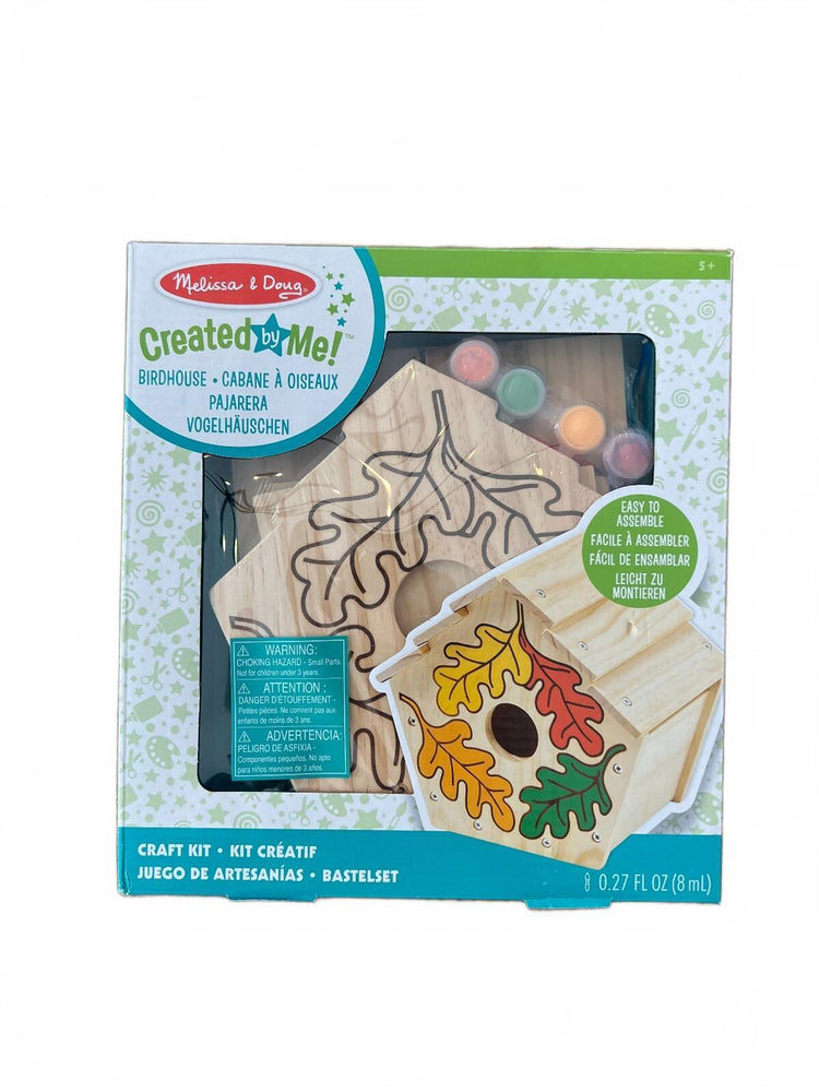 Melissa & Doug Created by Me! Birdhouse Build-Your-Own Wooden Craft Kit DIY