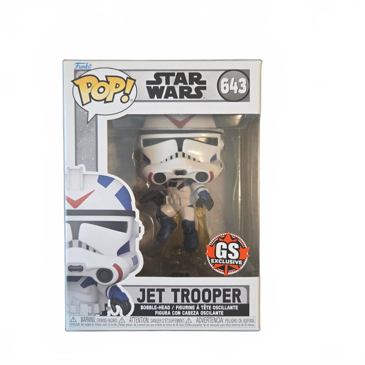 Funko Pop Star Wars Jet Trooper #643 Gaming Greats GameStop Exclusive New