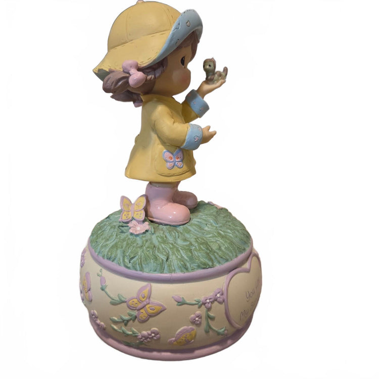 Precious Moments Vintage You are my sunshine 2010 Musical ceramic Figurine