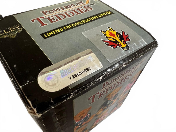 Elby Vintage  Powerplay Teddies NHL Figurine w Box-Calgary Flames "Blasty" Horse