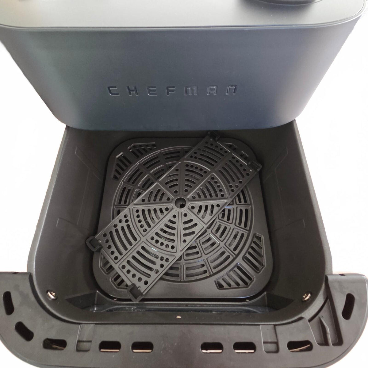 Friteuse sans huile Chefman Crispinator 6-en-1 d’une capacité de 8 pintes, température maximale de 450 °F avec technologie Turbofry Pr