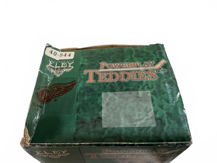 Figurine de hockey Elby Vintage Powerplay Teddies Ourson avec boîte - Detroit Red Wings