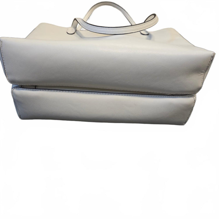 DKNY White Tote Handbag
