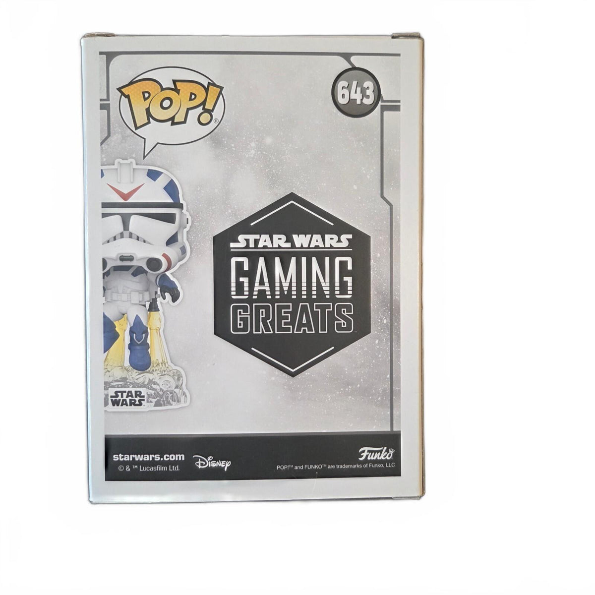 Funko Pop Star Wars Jet Trooper #643 Gaming Greats GameStop Exclusive New