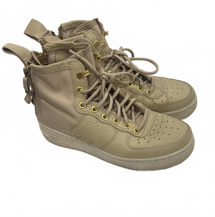 Nike Air Force 1 SF Mid Zipper  Mushroom Size 7 Shoes/Sneaker 917753-200
