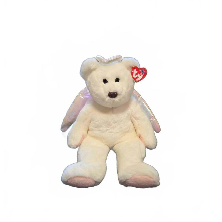 TY Beanie Buddies Halo the Angel Bear plush, NWT