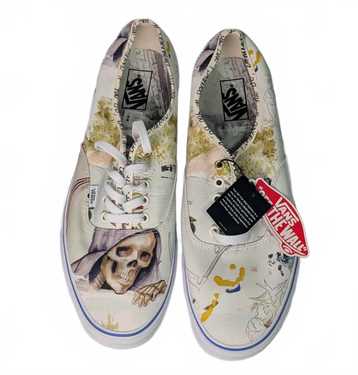 Vans OTW Gallery N. Kostechko x Authentic « imprimé intégral » chaussure/basket pointure 13