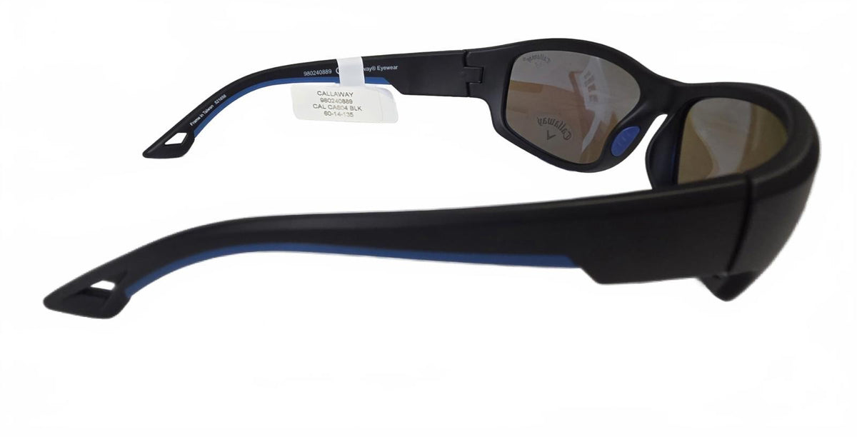 Lunettes de soleil Callaway CA 804 noires/bleues 60-14-135, monture intégrale enveloppante